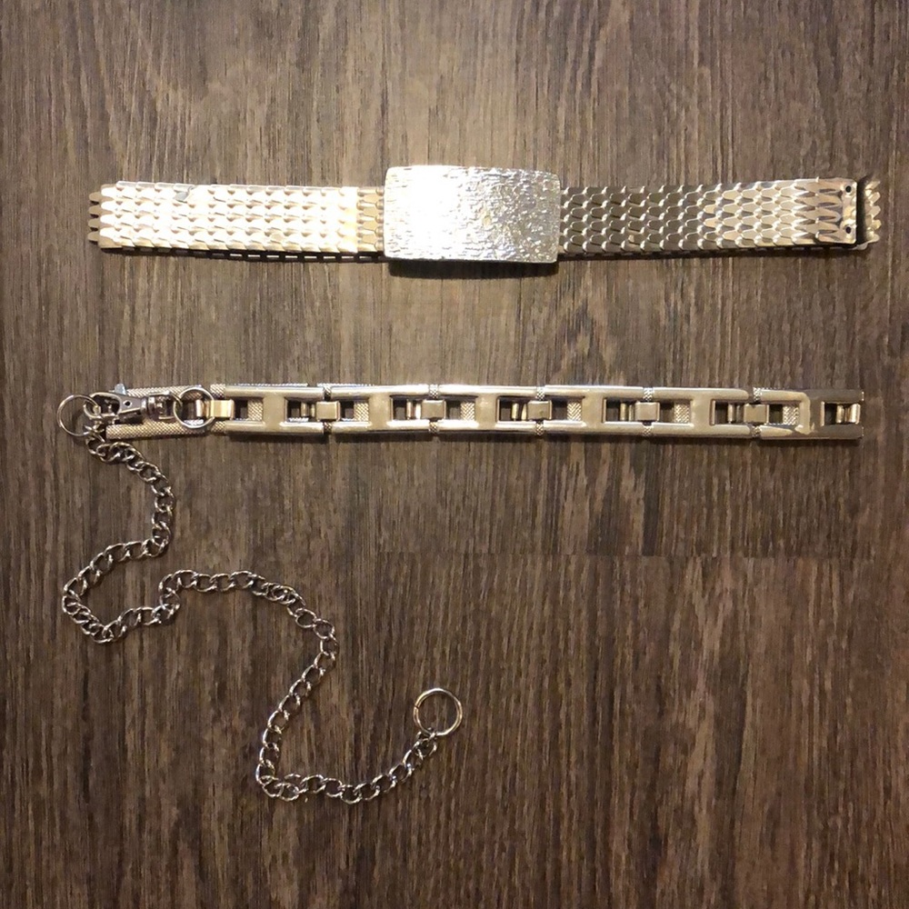 Vintage Metal Belt Set.